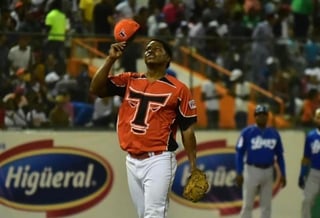 El pitcher Jenrry Mejía, perteneciente a los Algodoneros del Unión Laguna, fue protagonista en el juego Sin Hit ni Carrera combinado que lanzó su equipo, los Toros del Este, en la inauguración de la Liga Profesional de Beisbol de la República Dominicana. (ARCHIVO)