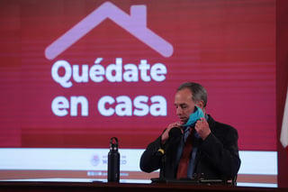Hugo López – Gatell Ramírez, subsecretario de Prevención y Promoción de la Salud, previó que el repunte de coronavirus en México podría durar hasta marzo de 2021, cuando inicie un nuevo ciclo epidémico. (ARCHIVO)