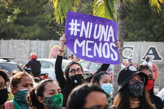 Las manifestaciones en contra de feminicidios son tratadas bajo protocolo por parte de la autoridad.