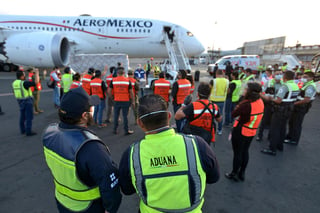 Aeroméxico recibió el respaldo de la Corte del Distrito Sur de Estados Unidos sobre el acuerdo que mantiene con el Aeropuerto Internacional de la Ciudad de México (AICM) para saldar adeudos por concepto de la TUA (Tarifa de Uso Aeroportuario). (ARCHIVO)