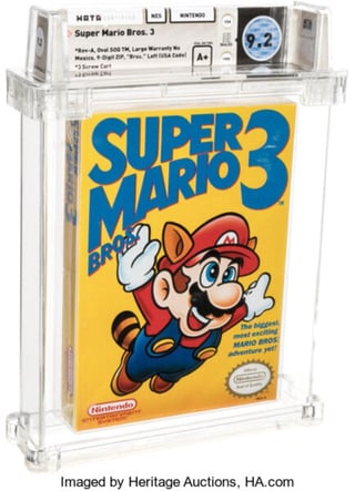 Es el caso de una copia de Super Mario Bros. 3 que, tras venderse por 156 mil dólares, se ha convertido en el título más caro de la historia. (ARCHIVO) 