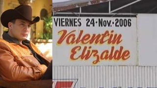 La madrugada del 25 de noviembre del 2006 fue la última en la Valentín Elizalde subió al escenario para cantarle a sus seguidores en Reynosa, Tamaulipas. (ESPECIAL)