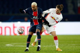 Gracias a un riguroso penalti a Ángel di María transformado por Neymar, el París Saint-Germain se impuso 0-1 al Leipzig. (ARCHIVO)