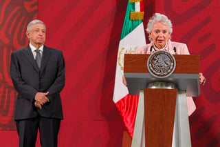 Sánchez Cordero aseguró que 'la Cuarta Transformación es feminista', por lo que destacó las acciones federales para hacer frente a la violencia contra las mujeres. (ARCHIVO)