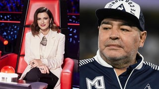 Laura Pausini criticó a la fallecida leyenda del fútbol argentino Diego Armando Maradona en sus redes sociales y luego borró el mensaje. (ESPECIAL)   