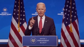 La victoria de Joe Biden en Wisconsin fue confirmada el lunes tras un recuento parcial que sólo incrementó su margen de victoria de 20,600 votos sobre el presidente Donald Trump (ARCHIVO)