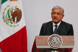 El presidente Andrés Manuel López Obrador llevó a cabo una ceremonia para conmemorar su toma de posesión a dos años de llegar al cargo. (EFE)
