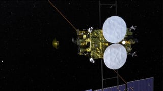 Tras recorrer unos 5,200 millones de kilómetros, la sonda nipona Hayabusa2 trajo a la Tierra una cantidad minúscula de muestras de un remoto asteroide que puede guardar muchos secretos del Sistema Solar. (ARCHIVO) 