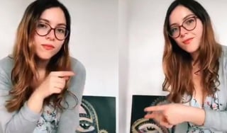 La colaboradora de Canal Once se volvió blanco de críticas tras compartir su video que promueve el aborto en TikTok (CAPTURA)  