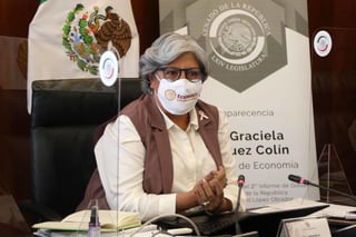  Graciela Márquez dijo que se va muy satisfecha de la Secretaría de Economía en dónde no dejó ningún pendiente para implementar el T-MEC. (ARCHIVO)