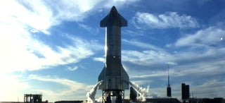 El primer vuelo de prueba a gran altitud del Starship de SpaceX fue cancelado a último minuto el martes en Texas. (ESPECIAL)
