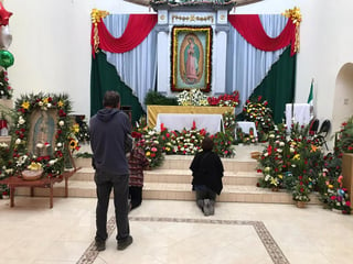 Poca fue la afluencia que se registró este 11 de diciembre en el templo de Nuestra Señora de Guadalupe en Lerdo, previo a la gran celebración. (ARCHIVO)