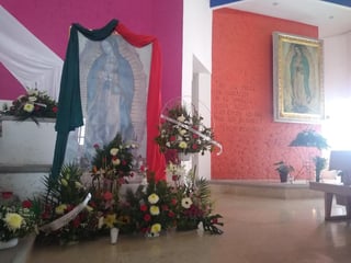 Este año por la pandemia no se hizo una gran celebración para festejar a la Virgen de Guadalupe en la iglesia que lleva el mismo nombre, la cual se encuentra en Francisco I. Madero y solo se oficiará una misa, este sábado 12 de diciembre a las 16:00 horas. (MARY VÁZQUEZ)