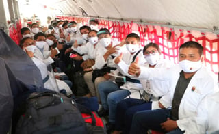Este equipo, conformado por 25 médicos y 25 enfermeras, brindará su apoyo a la Ciudad de México por un periodo de 14 días en diferentes hospitales que se encuentran saturados con pacientes, se informó en un comunicado.
(ESPECIAL)
