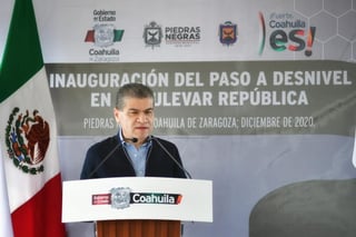 El gobernador expresó que pese a los retos en materia económica que ha representado la contingencia sanitaria por el COVID-19, Coahuila es de los estados que más rápidamente iniciaron su reactivación. (ESPECIAL)