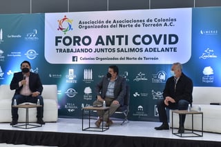 La Asociación de Colonias Organizadas del Norte A.C. de Torreón organizó ayer un foro virtual llamado 'AntiCOVID'. (ÉRICK SOTOMAYOR)