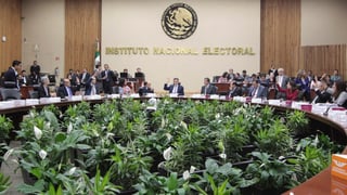 El Consejo General del Instituto Nacional Electoral (INE) aprobó sanciones económicas a partidos políticos, por 563 millones 287 mil 188.16 pesos. (ARCHIVO)