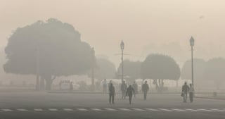 La prestigiosa revista médica The Lancet publicó un estudio en el que reveló que en 2019 se produjeron en la India alrededor de 1.67 millones de muertes relacionadas con la polución del aire, lo que supuso además pérdidas para su economía de 36,800 millones de dólares, un 1.36 % de su PIB. (ARCHIVO) 