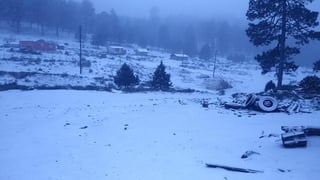 Desde las cinco de la mañana de este miércoles empezó a nevar en el estado de Durango.
(ESPECIAL)