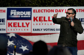 Los senadores, liderados por Ted Cruz (foto), dijeron que votarán en contra de los resultados. (AP) 