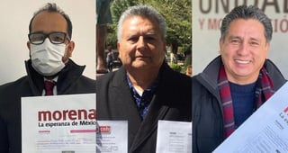 Al menos tres aspirantes de Morena a ocupar una curul en San Lázaro se registraron oficialmente durante la mañana de este martes ante la Comisión Nacional de Elecciones de Morena en la ciudad de México. (EL SIGLO DE TORREÓN)