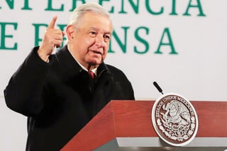 López Obrador consideró un mal presagio que empresas privadas decidan censurar, silenciar, lo que, dijo, va en contra de la libertad. (ARCHIVO)