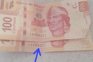 La Dirección de Seguridad Pública Municipal (DSPM) de San Buenaventura informó que se detectaron circulando billetes de 100 y de quinientos pesos falsos en pocos días. (SERGIO A. RODRÍGUEZ)