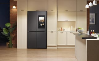 El refrigerador además envía instrucciones de cocina a los dispositivos de cocción sincronizados (SAMSUNG)