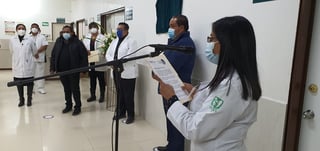 En el evento que se organizó para hacer el reconocimiento se contó con la presencia del director de Salud Municipal, Leonel Castellanos. (EL SIGLO DE TORREÓN) 
