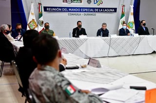 A dicha junta acudió la mayoría de los alcaldes de La Laguna de Coahuila y de Durango, así como los altos mandos en materia de seguridad regional y del Ejército.
