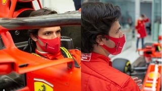El piloto español de Ferrari, Carlos Sainz, que ya se encuentra en Italia preparando la próxima temporada junto a su equipo en la fábrica de Maranello, tuvo este viernes su primer contacto en el simulador con el coche que conducirá la próxima temporada. (ESPECIAL)