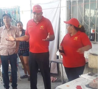 Joaquín Aguilar, del Partido del Trabajo, pidió unidad a los militantes de Morena para fortalecer al partido en este proceso interno.