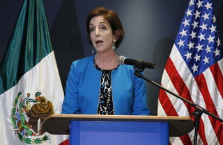 Roberta Jacobson fue embajadora en México. (ARCHIVO) 