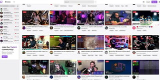 Twitch se ha convertido en la plataforma que más terreno y popularidad ha ganado en los últimos años en internet; el portal, que se hizo popular en la retransmisión de partidos de videojuegos, alcanza ya a todos los sectores y se presenta como un actor fundamental de 2021. (ARCHIVO) 