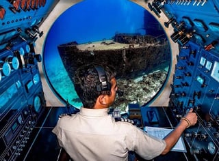 El nombre del submarino es Atlantis, el cual será conducido por Víctor, el piloto. (Instagram @atlantissubmarinescozumel)
