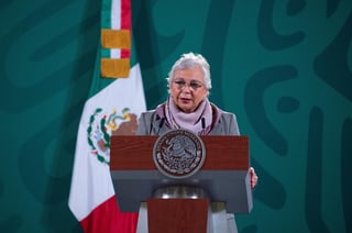 Olga Sánchez Cordero, secretaria de Gobernación, dio negativo a una segunda prueba PCR de Covid-19, por lo que se descartó la posibilidad de que este contagiada.
(ARCHIVO)