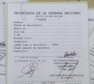 Sólo queda este fin de semana para que los jóvenes de la clase 2001 que no recogieron su cartilla del Servicio Militar Nacional liberada el pasado mes de diciembre, acudan por el documento al Gimnasio Municipal. (ARCHIVO)