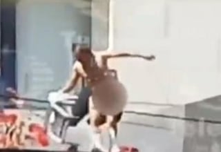 En Puebla, un paciente diagnosticado con COVID-19 provocó movilización de seguridad luego de intentar escapar por una ventana rota completamente desnudo. (Especial) 