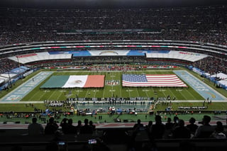 El comisionado de la NFL, Roger Goodell, no descartó la posibilidad de que se realice un partido de temporada regular en el Estadio Azteca, todo depende de la pandemia COVID-19. (ESPECIAL)
