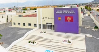 El Centro Regional de Identificación Humana fue inaugurado en Coahuila el miércoles 26 de agosto de 2020. (ARCHIVO)