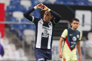 El delantero de Monterrey, Rogelio Funes Mori, aclaró que nunca jugó con síntomas de COVID-19 ante América, una situación que se mencionó en la prensa en su momento. (ESPECIAL)
