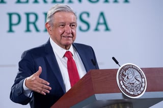 López Obrador, quien estuvo enfermo de COVID-19, agradeció a quienes le mostraron su apoyo durante la enfermedad. (ARCHIVO)