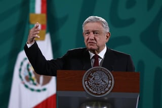 Al manifestar que es 'una buena noticia', el presidente Andrés Manuel López Obrador aseguró esta mañana que el nivel de contagio de la pandemia del COVID-19 está reduciéndose en todo el país.
(EFE)