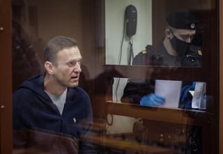 Los abogados del líder opositor ruso, Alexéi Navalni, recurrieron hoy la pena de tres años y medio de cárcel que le fue impuesta el pasado 2 de febrero por un antiguo caso penal de estafa y lavado de dinero. (ARCHIVO) 
