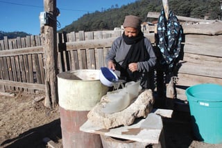 La localidad de La Rosilla es considerada 'congelador del país', junto con la comunidad de Navíos, en el municipio de Durango. (ARCHIVO)