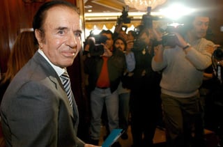 Carlos Menem es el símbolo de una época en Argentina. (EFE)