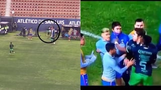 Tras la denuncia que ha hecho Club Santos y Félix Torres por presuntos actos de racismo, se ha difundido un video en el que se muestra como el jugador ecuatoriano agrede al balonero de San Luis. 