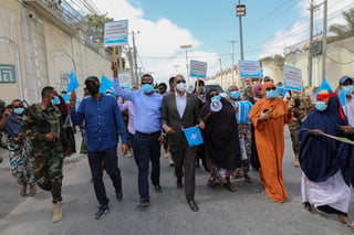 La ONU reclamó este lunes a los líderes políticos de Somalia diálogo para celebrar cuanto antes las elecciones retrasadas por falta de acuerdo entre el Gobierno central y algunas regiones y que han disparado la tensión en los últimos días. (ARCHIVO) 