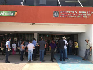 El Registro Público de la Propiedad en Torreón suspendió las citas presenciales en sus oficinas. (ARCHIVO)