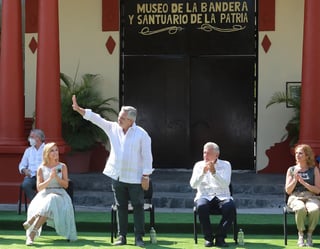 El presidente de Argentina, Alberto Fernández, pidió este miércoles en su visita en territorio mexicano un nuevo Plan de Iguala para toda América al celebrar los 200 años de ese proyecto, que culminó en la independencia mexicana. (EFE)